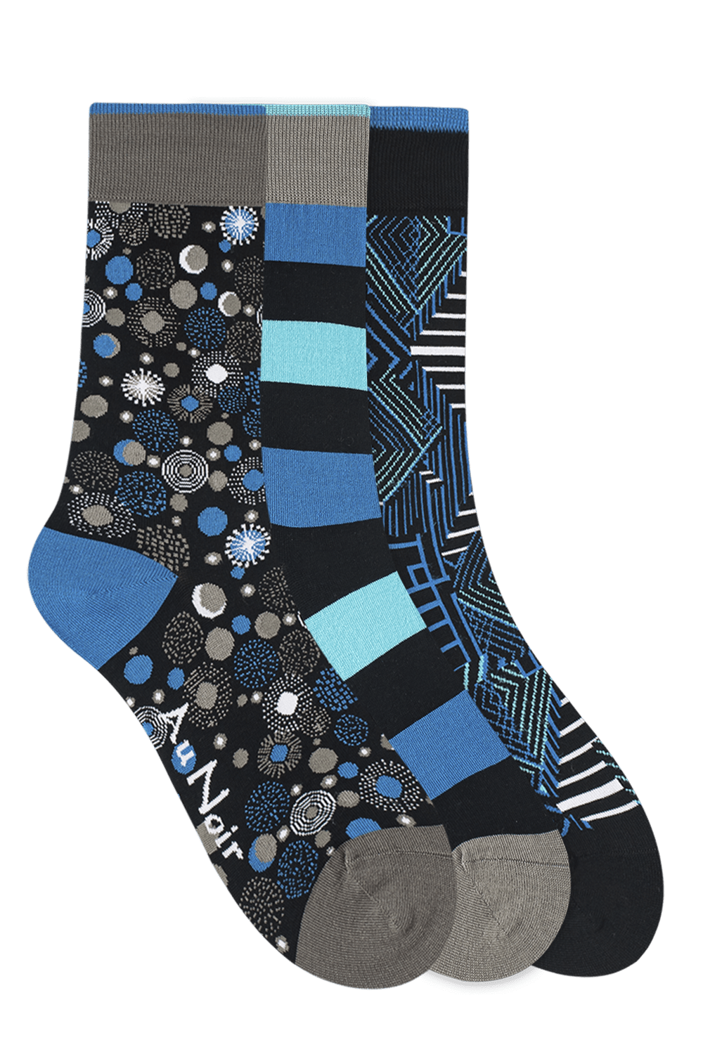 3 PARES - CALCETINES PARA HOMBRE - AU NOIR
