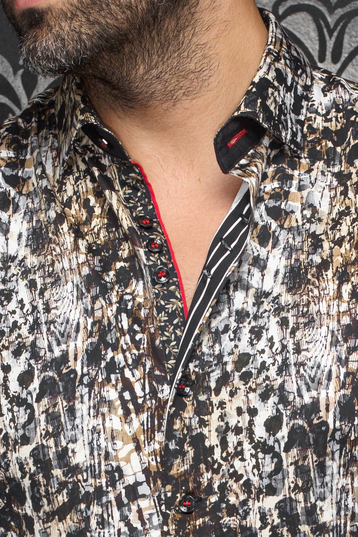 Camisa CARLITTO, Tabaco negro