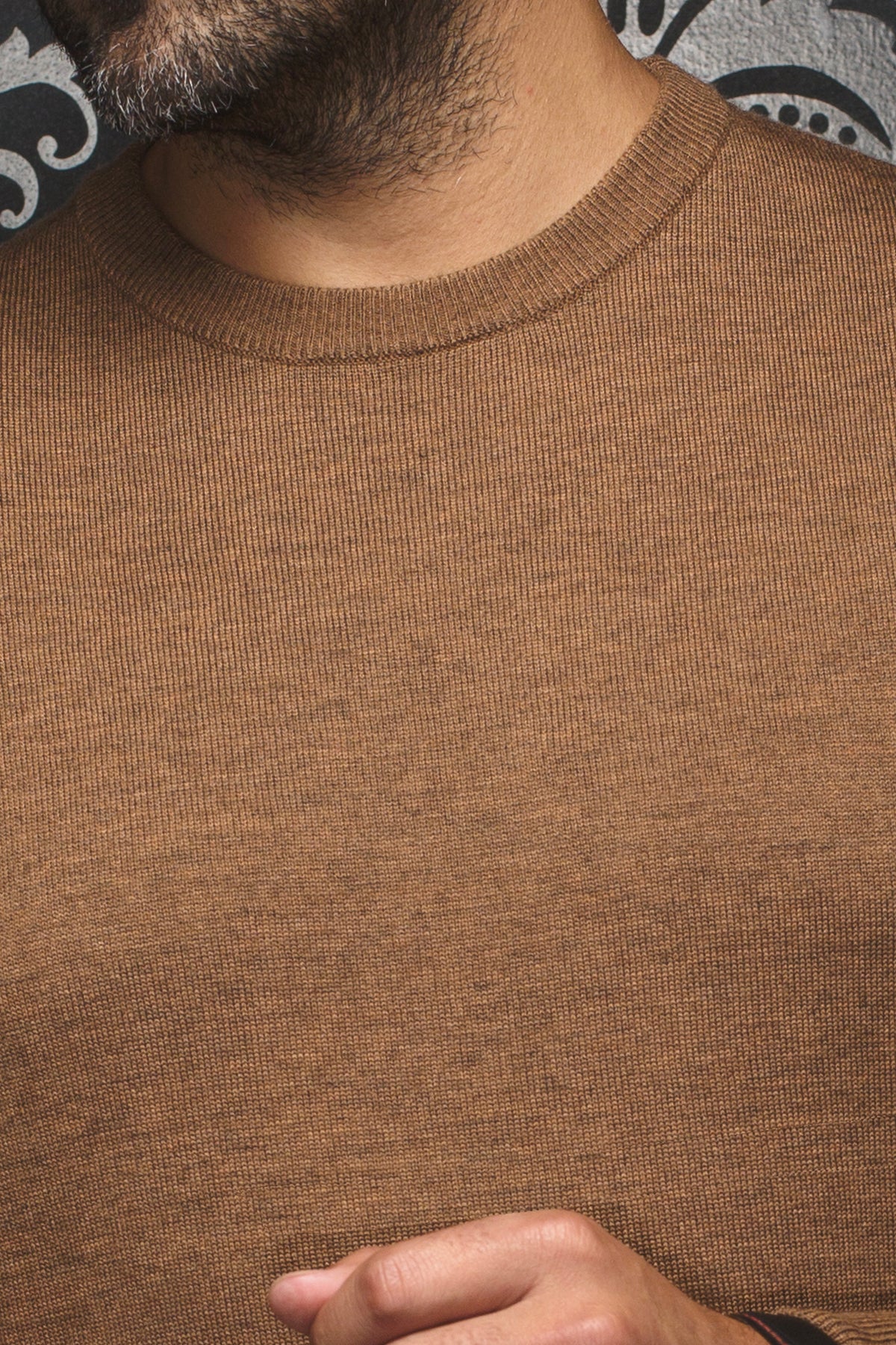 JERSEY DE LANA MERINO | MARINI, camel