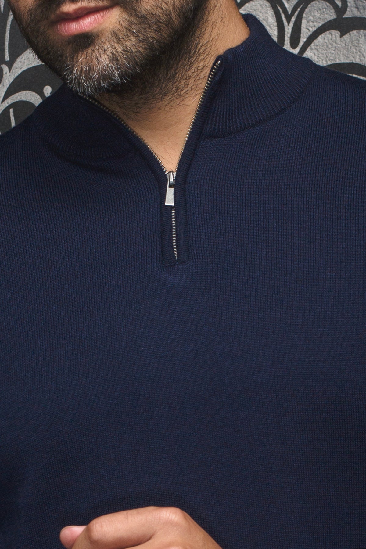 JERSEY DE LANA MERINO | MESTA, azul marino