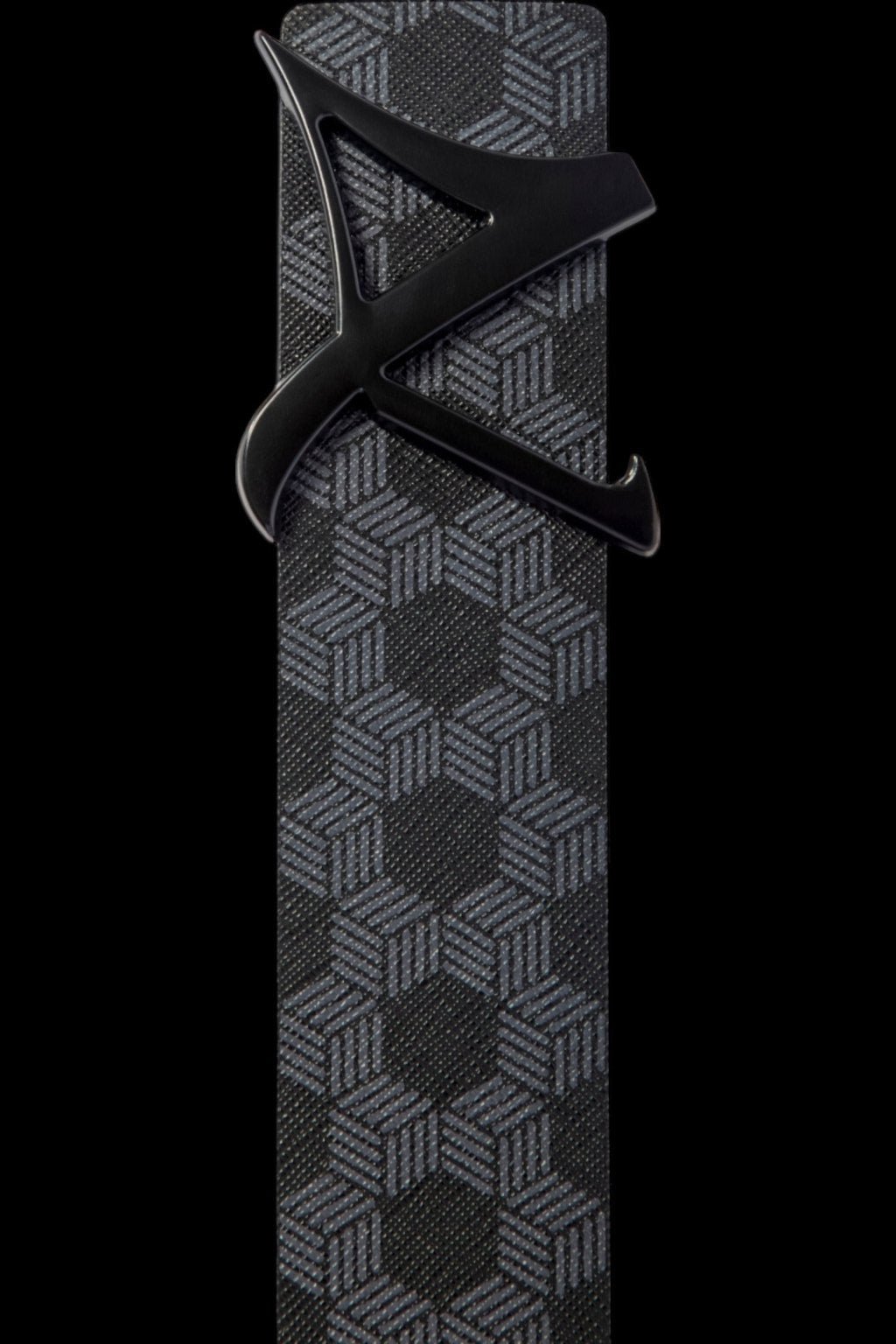 CEINTURE RÉVERSIBLE | SHELBY GUNMETAL, black - AU NOIR