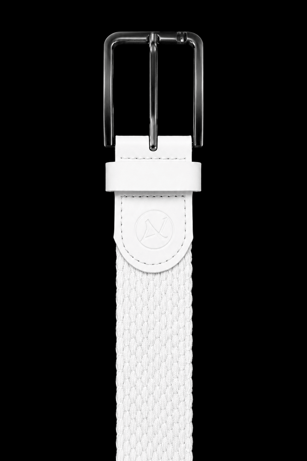 CEINTURE TRESSÉE | MANGUSTA, WHITE GUNMETAL - AU NOIR