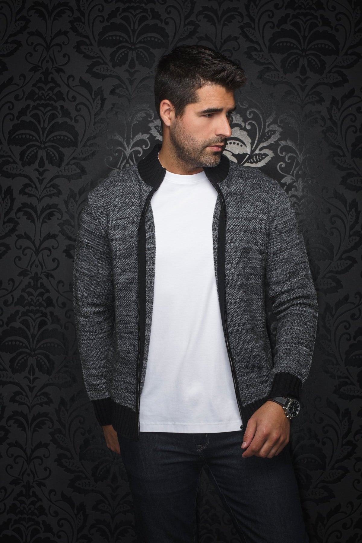 JERSEY DE LANA MERINO | KOSKI, gris - AU NOIR