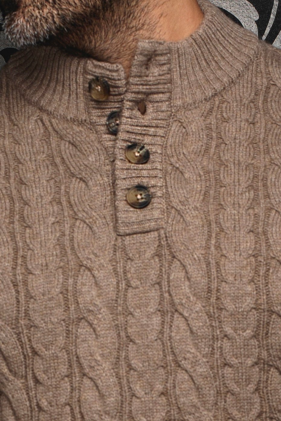 JERSEY DE LANA MERINO | OSLO, gris topo - AU NOIR