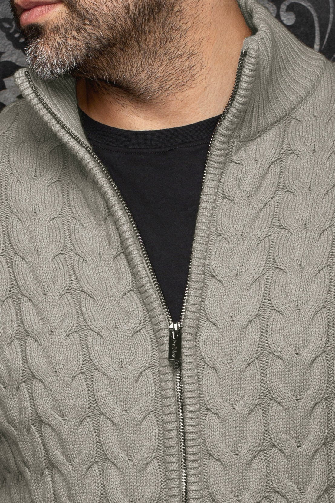 CHANDAIL EN LAINE MÉRINOS | TROMSO, Dark Grey - AU NOIR