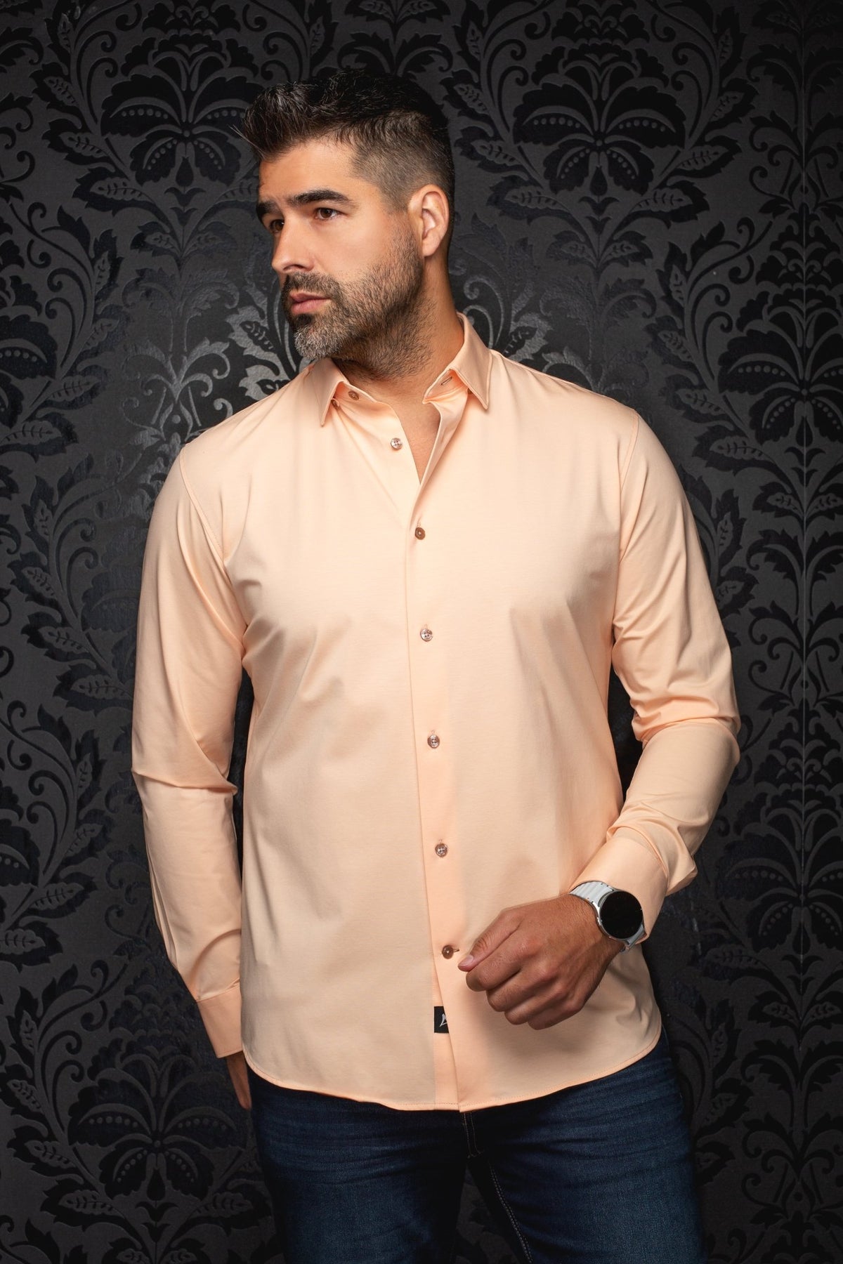 Chemise | ALEXANDER-SLD, Pale Orange - AU NOIR