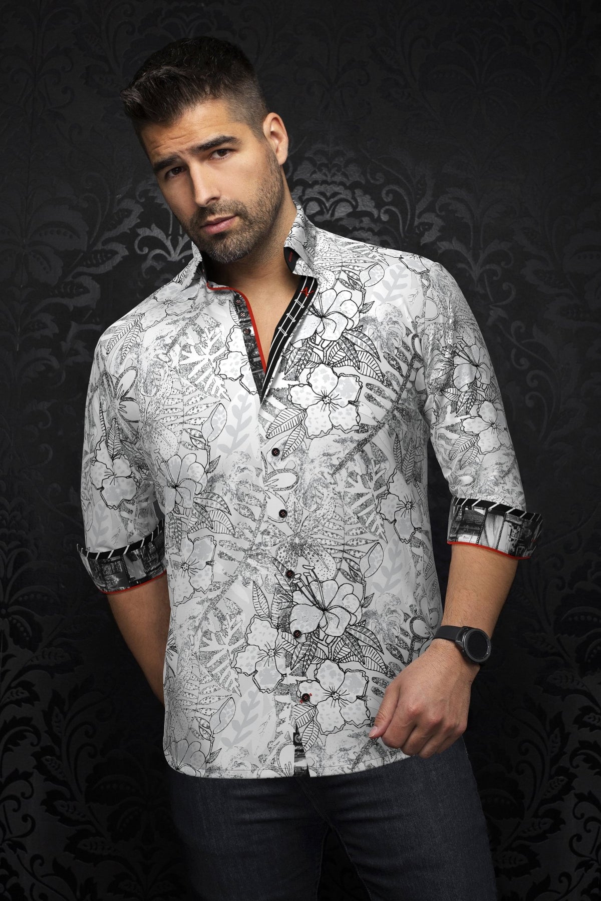 Camisa ALVARADO, Blanca - AU NOIR