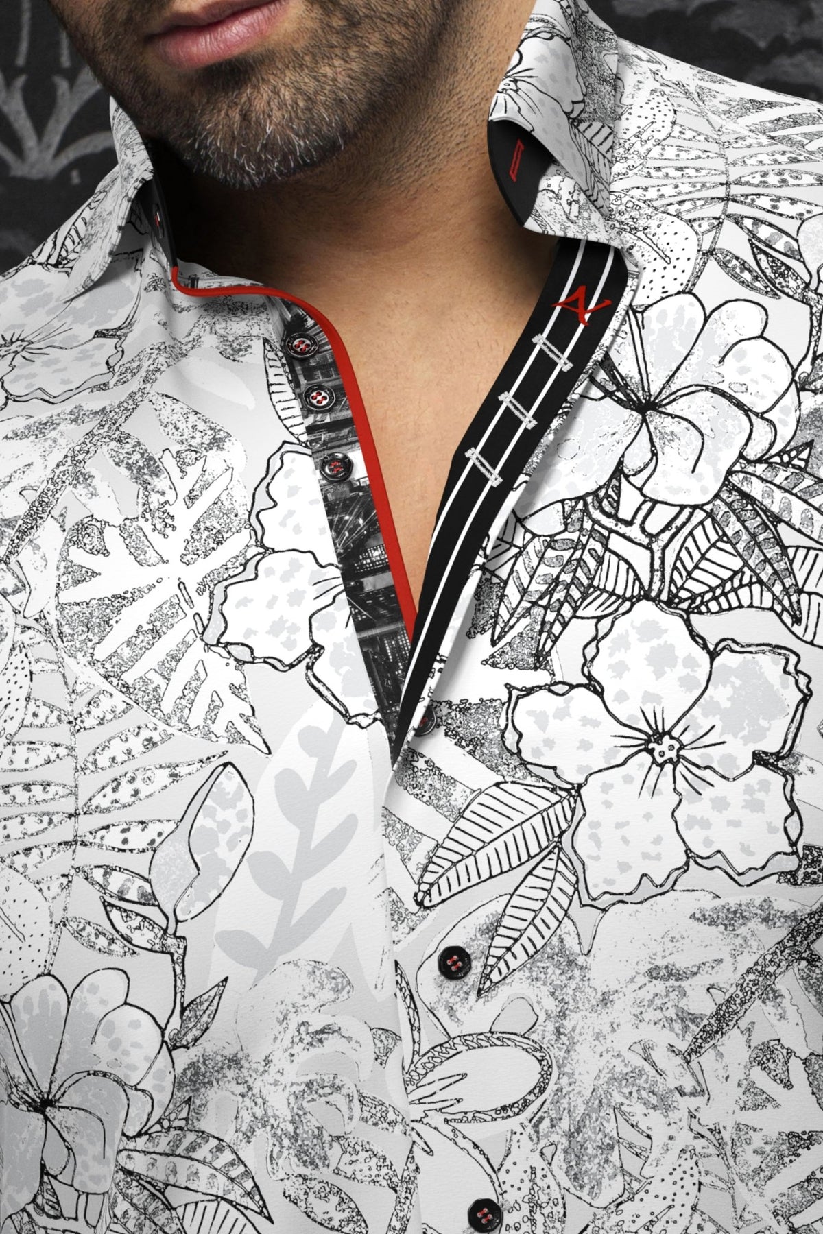 Camisa ALVARADO, Blanca - AU NOIR