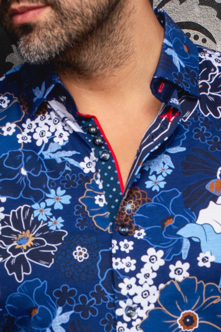 Shirt AMBROSIA, Navy - AU NOIR