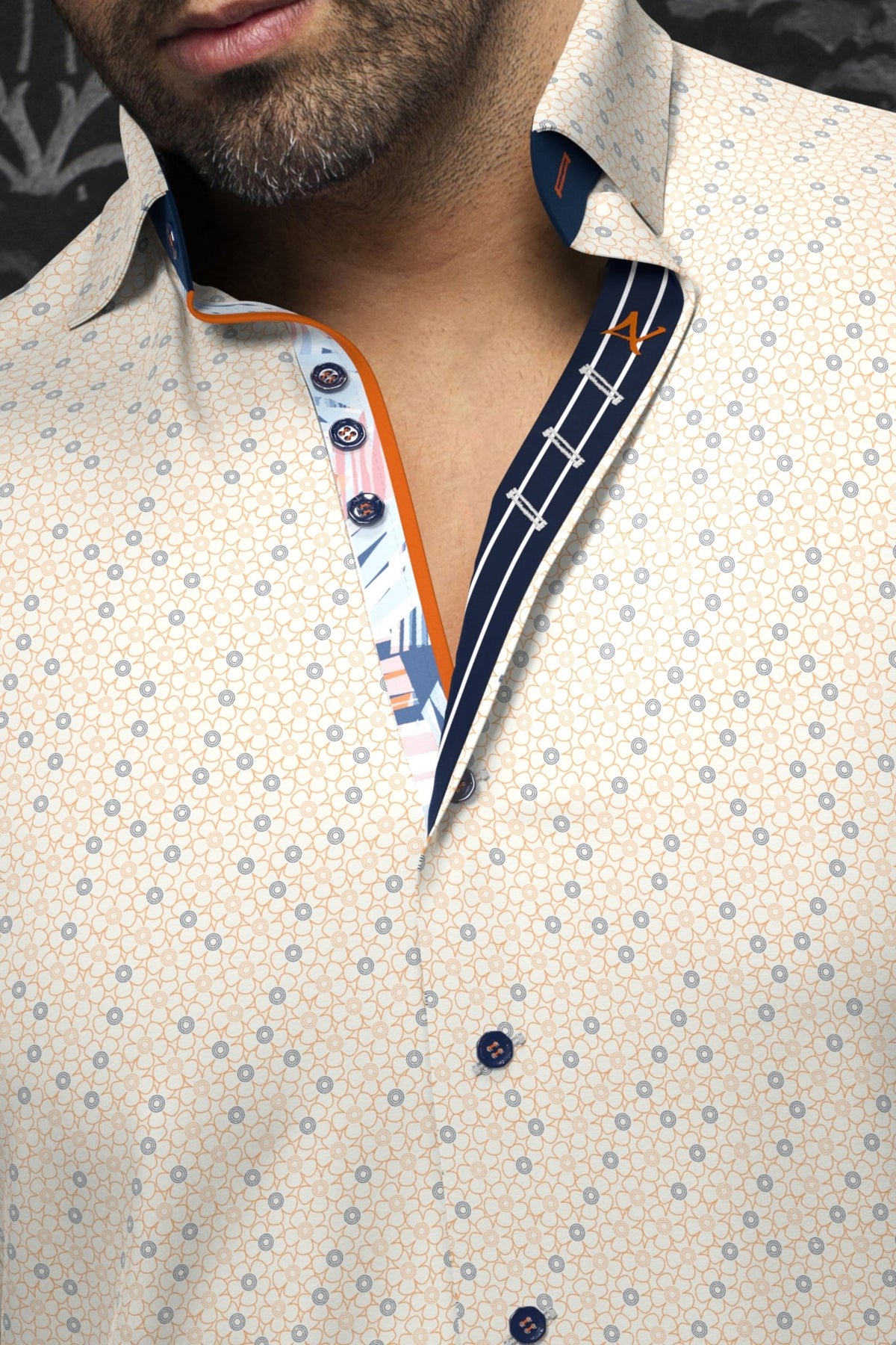 Camisa ATLAS, Naranja - AU NOIR