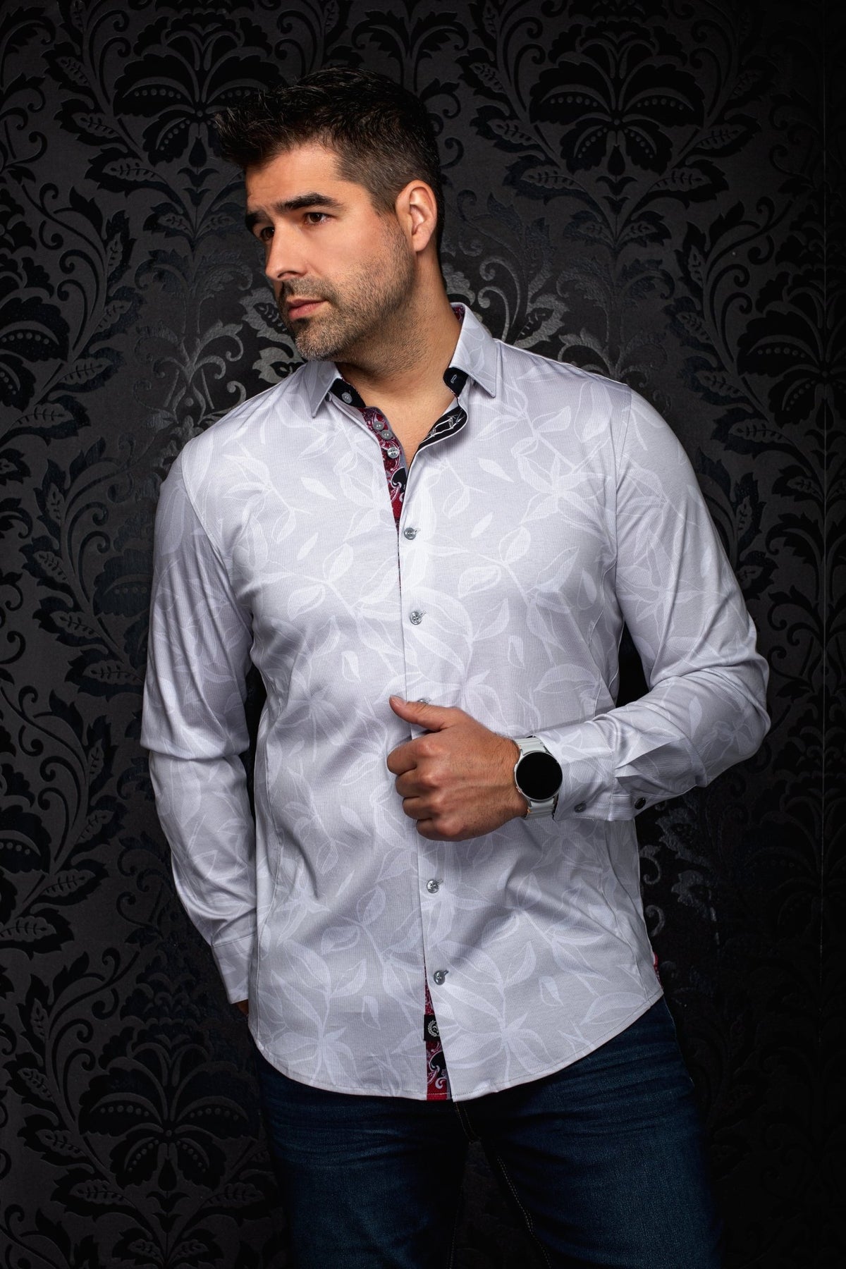 CHEMISE | AZRAK, Greige - AU NOIR