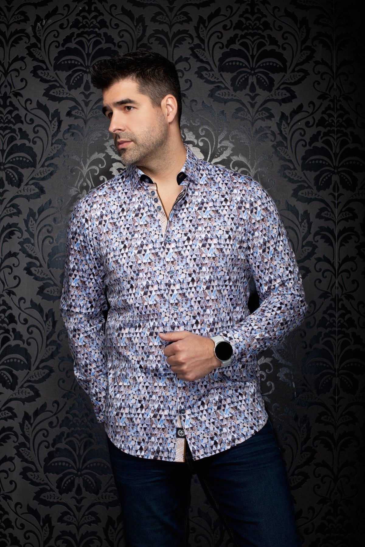 CHEMISE | ELDRIC, Light Blue - AU NOIR