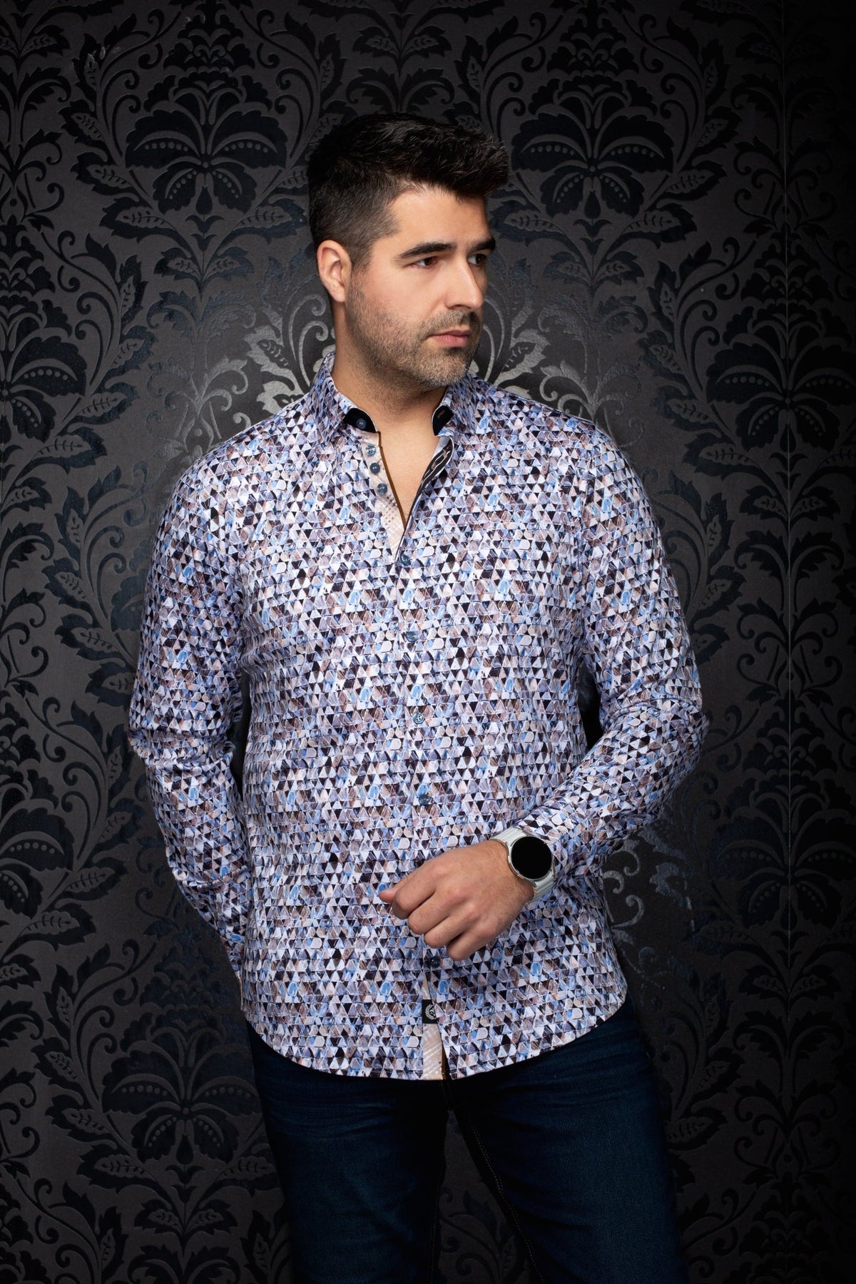 CHEMISE | ELDRIC, Light Blue - AU NOIR