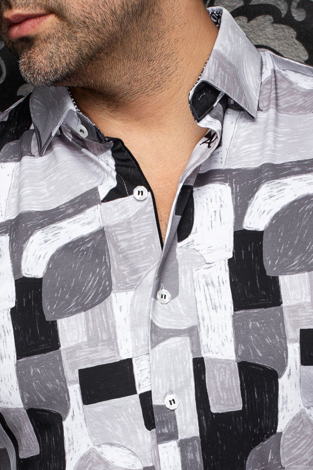 CHEMISE | GIMLET, Grey - AU NOIR
