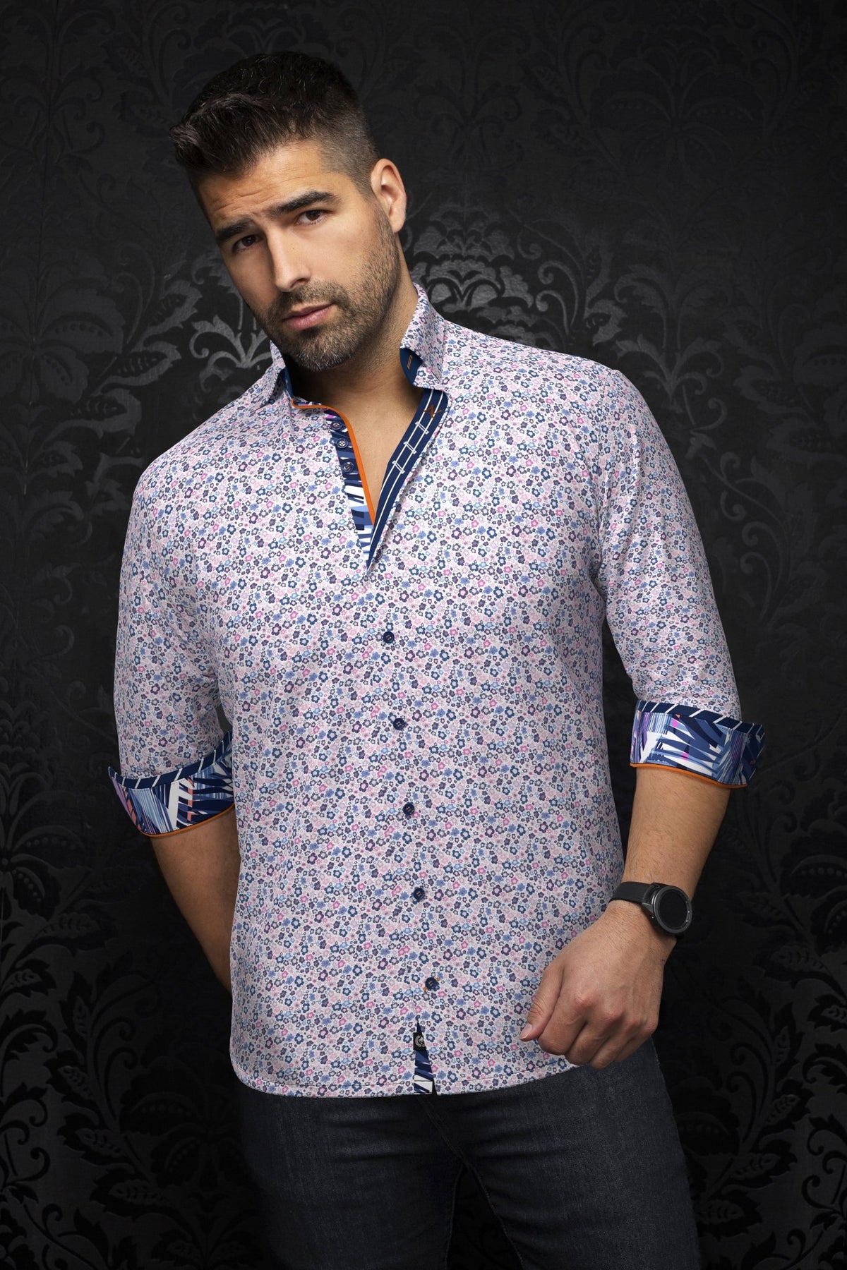 Camisa HAYLO, Rosa - AU NOIR