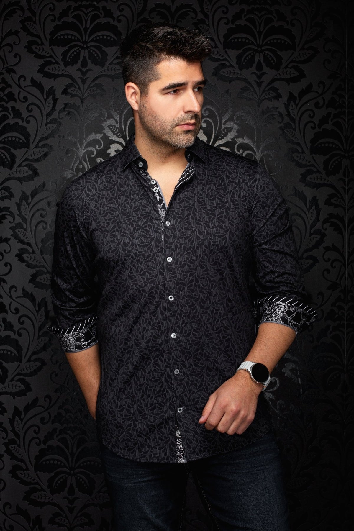 CHEMISE | ISARO, Black - AU NOIR