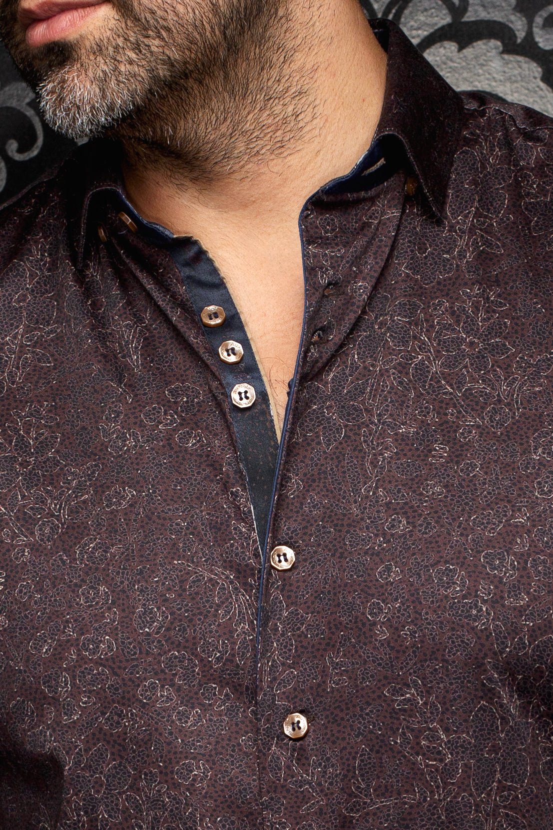 CHEMISE | JARRICK, Tobacco - AU NOIR