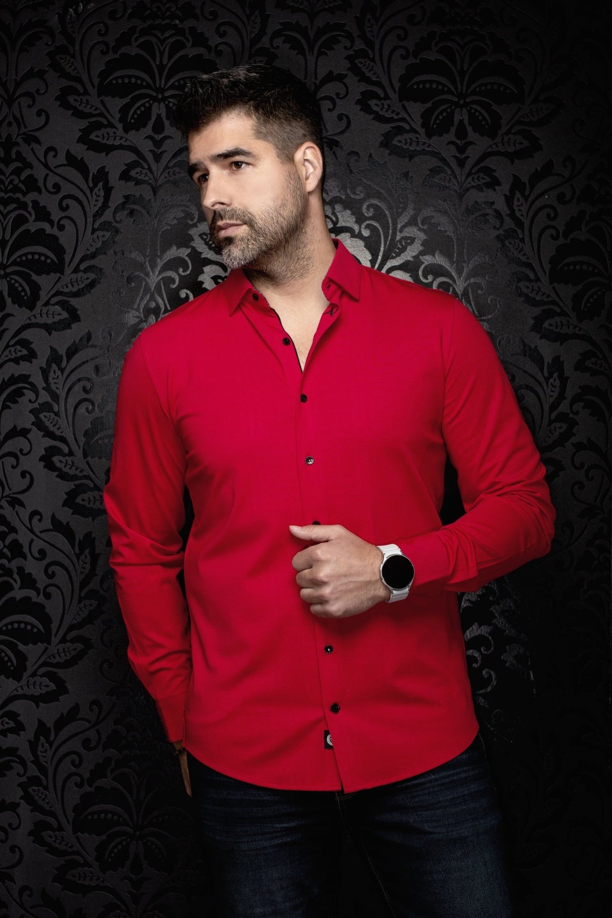 CHEMISE | KAELAN, Red - AU NOIR