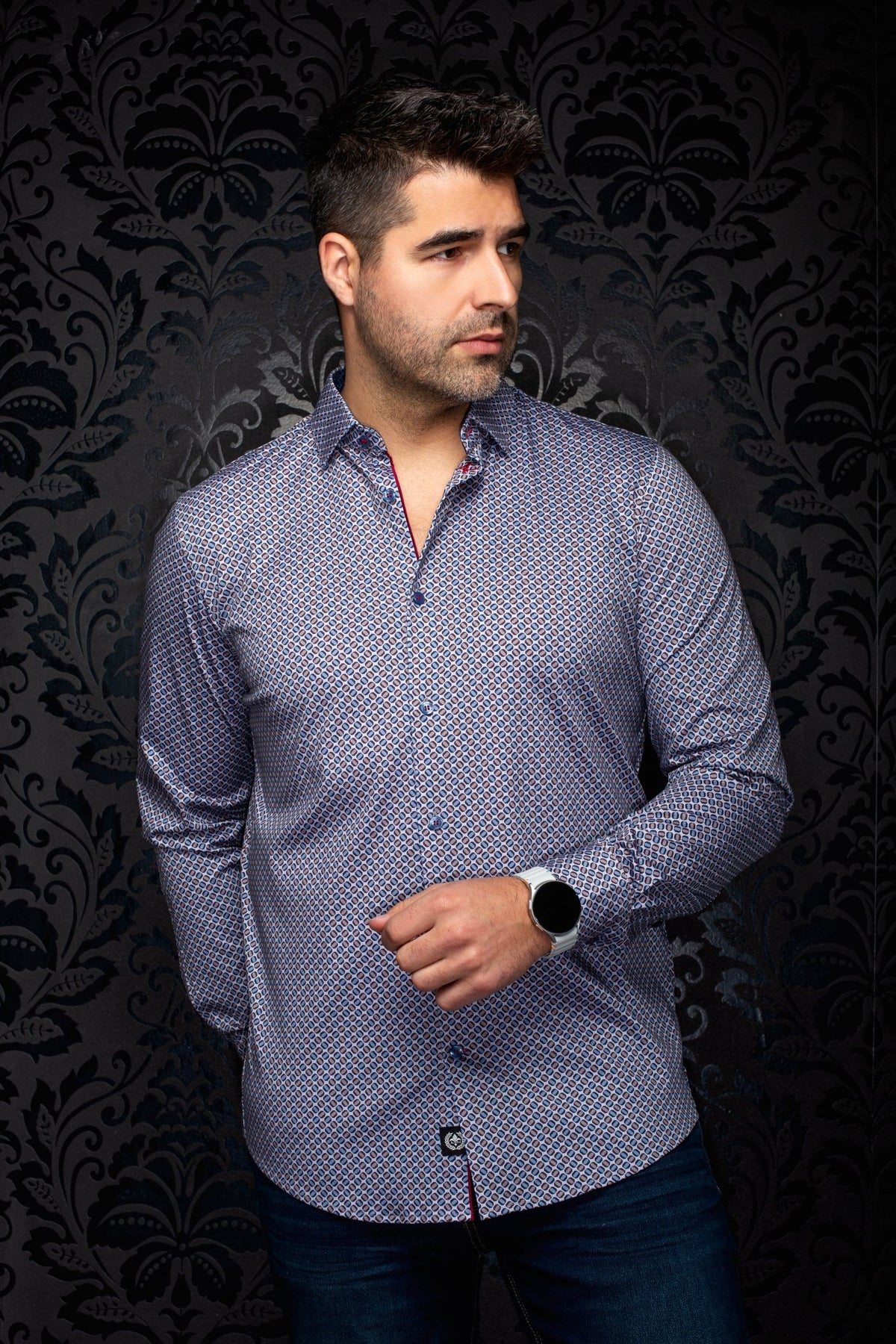 CHEMISE | MANHATTAN, Grey - AU NOIR