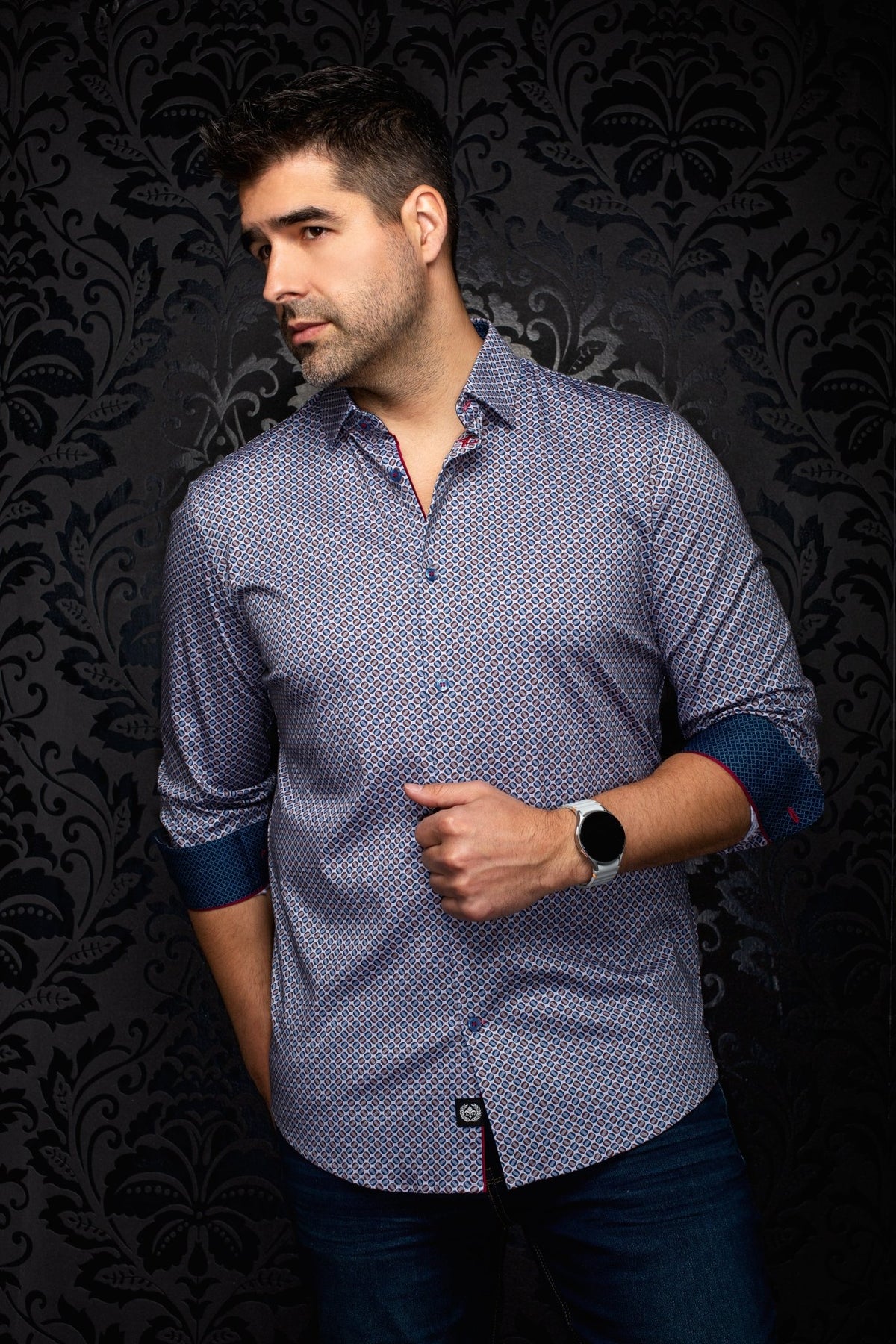 CHEMISE | MANHATTAN, Grey - AU NOIR