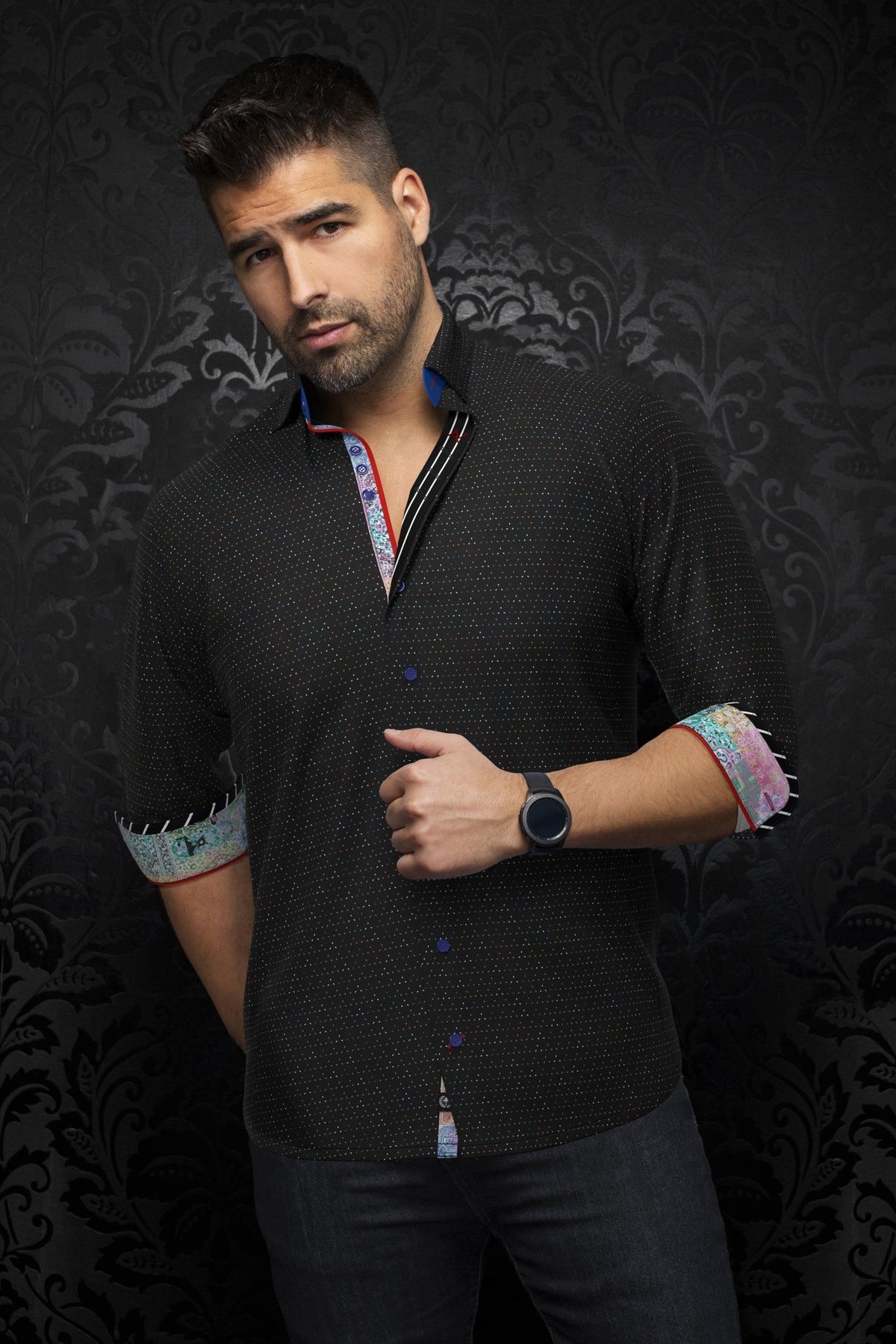 Camisa MASSAROTTI, Negro - AU NOIR