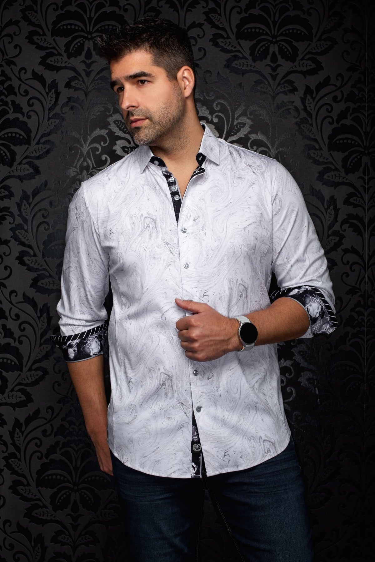 CHEMISE | NERIO, White - AU NOIR