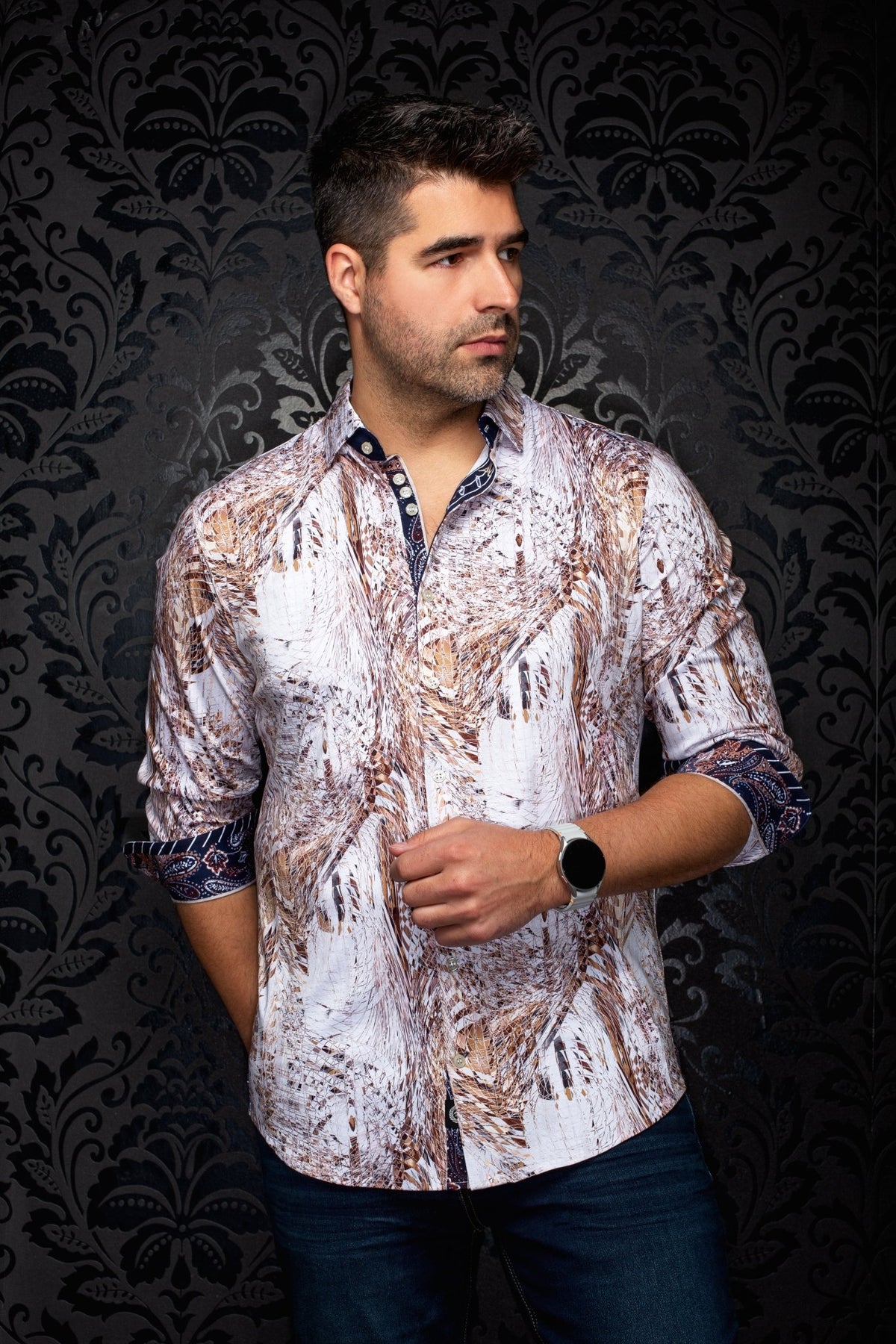 CHEMISE | OBERON, Stone - AU NOIR