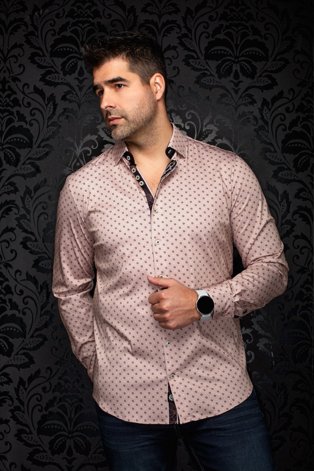 CHEMISE | PALERMO, Stone - AU NOIR