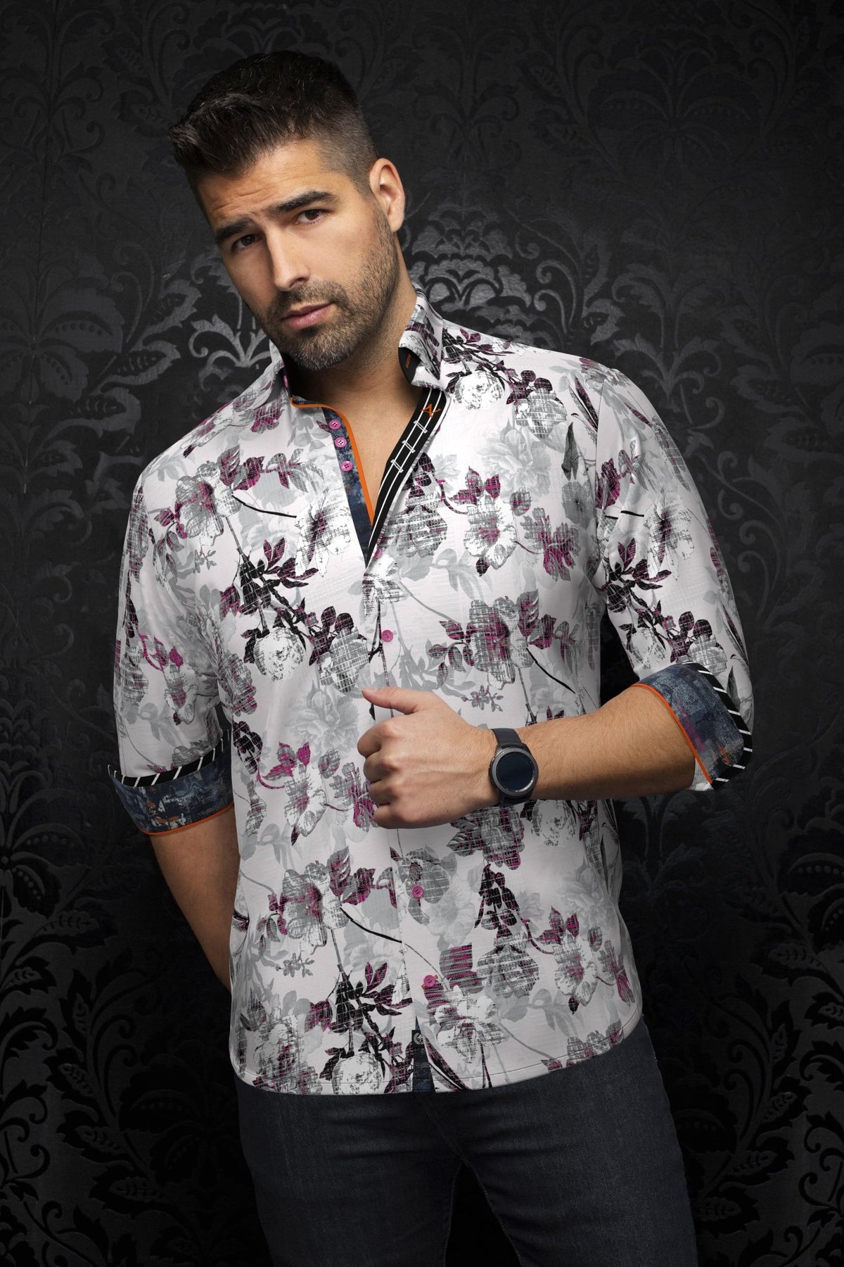 Camisa PEYLON, Blanco Rosa - AU NOIR