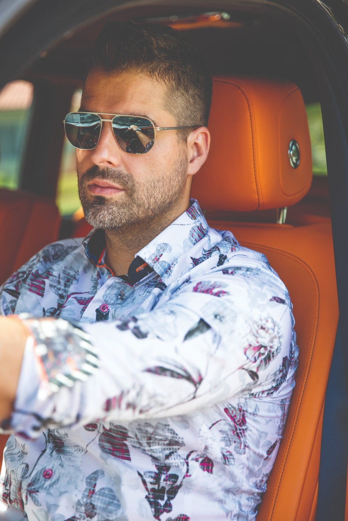 Camisa PEYLON, Blanco Rosa - AU NOIR