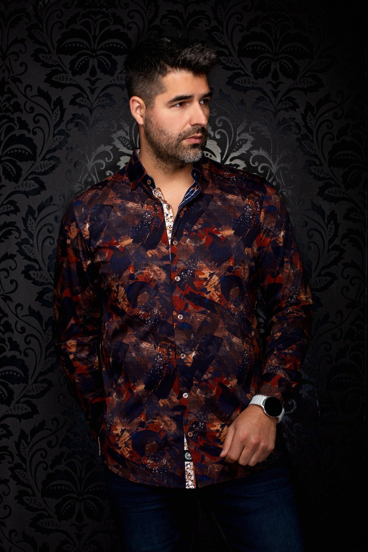CHEMISE | POLLARO, Navy - AU NOIR