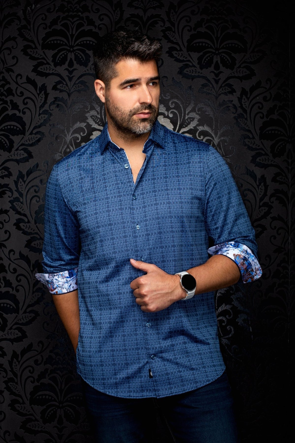 CHEMISE | RANCHO, Navy - AU NOIR