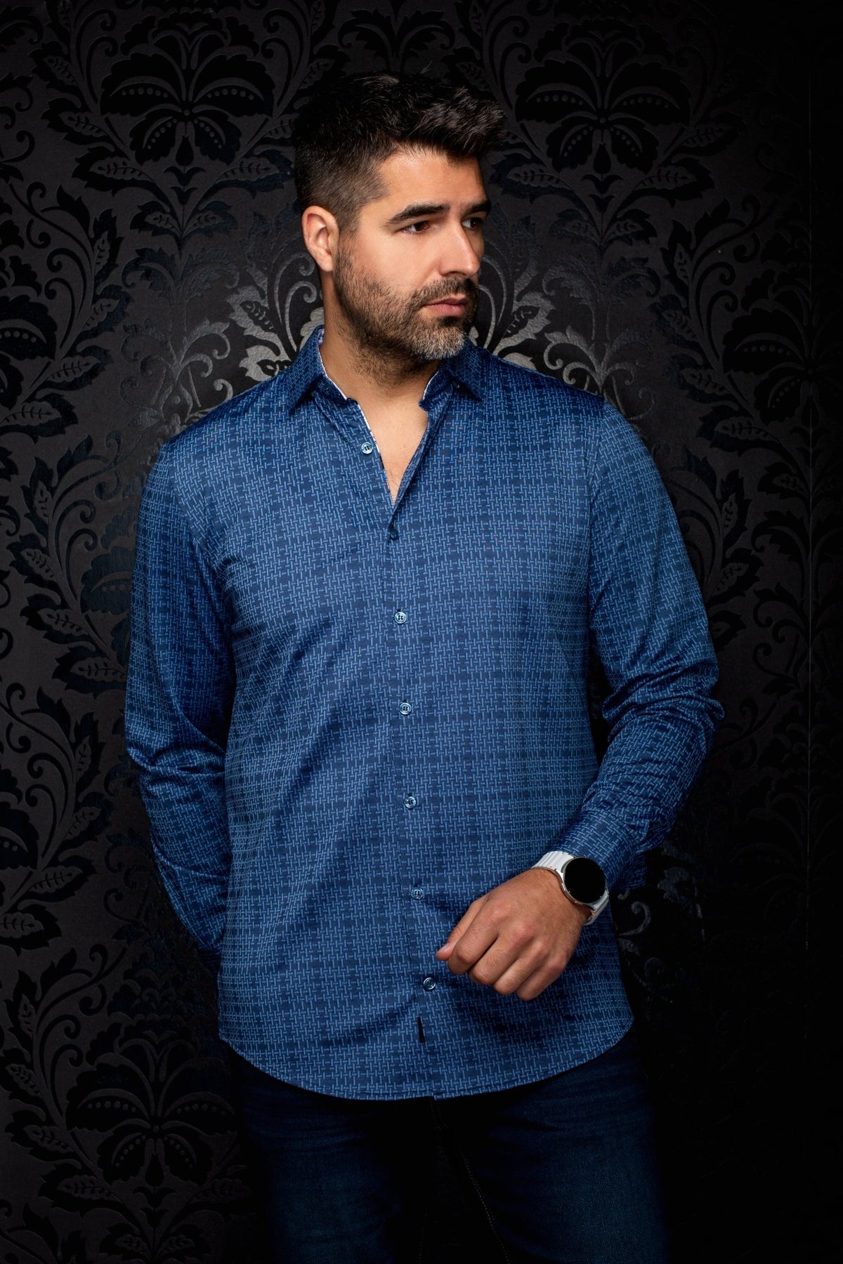 CHEMISE | RANCHO, Navy - AU NOIR