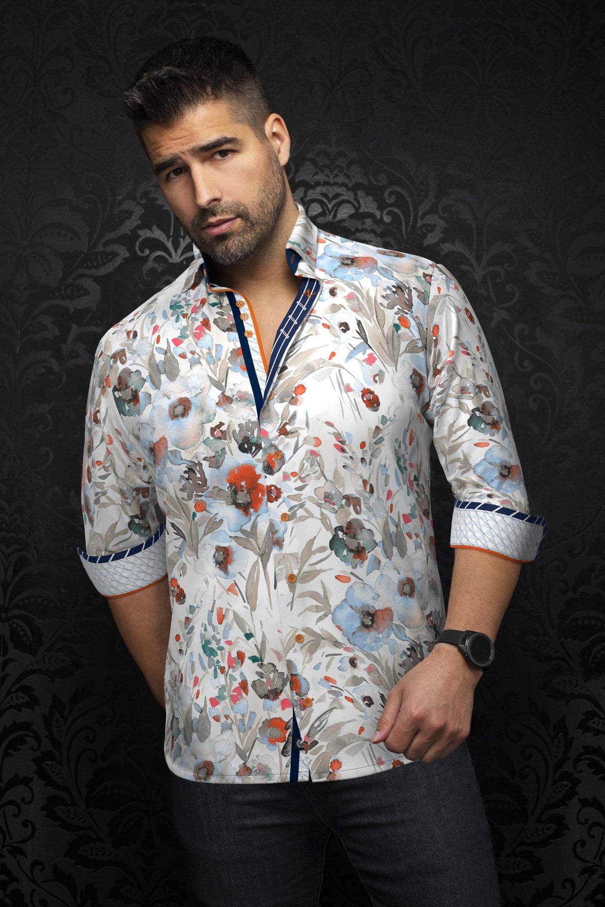 Shirt SANFORD, White - AU NOIR