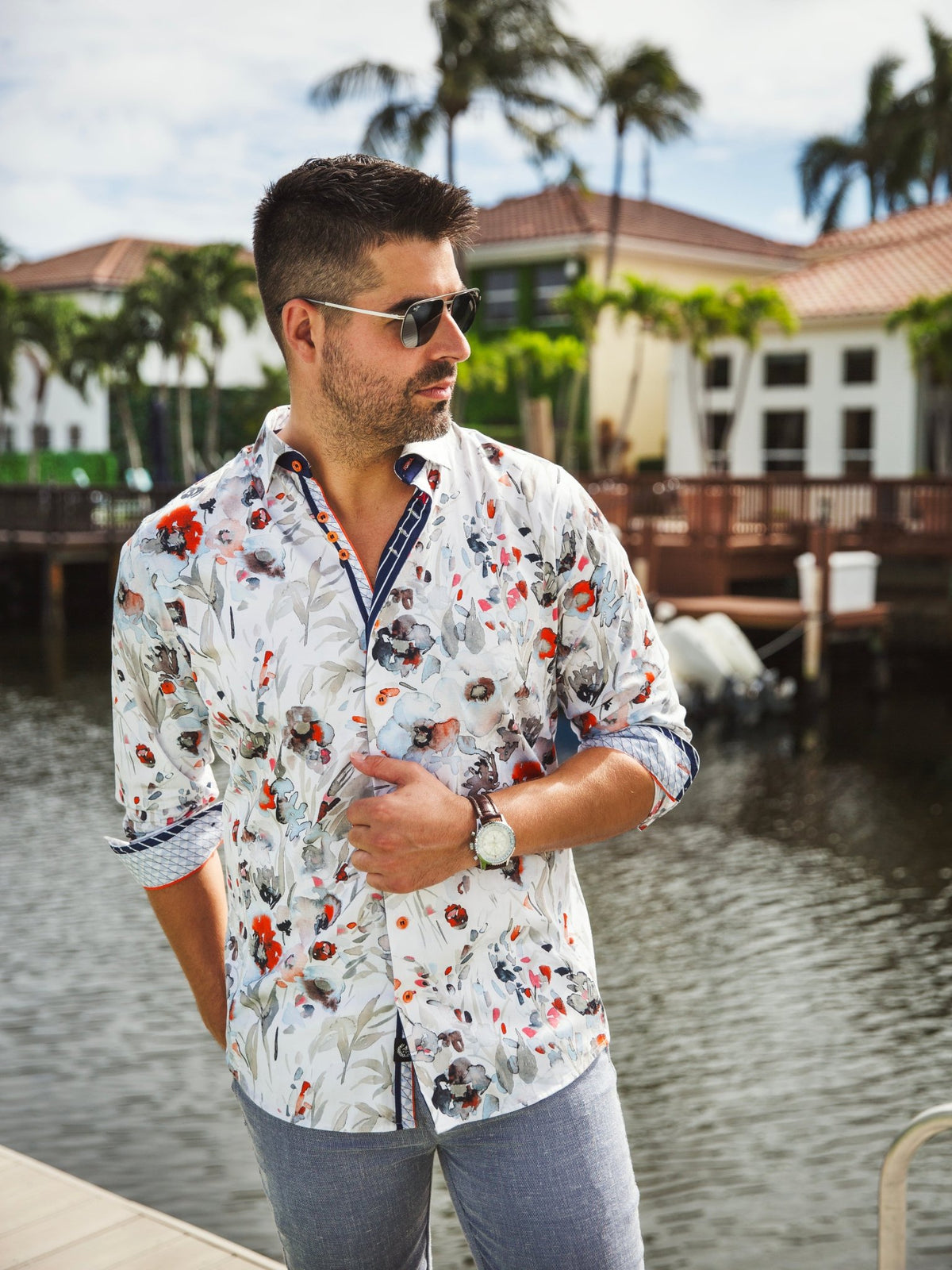 Shirt SANFORD, White - AU NOIR