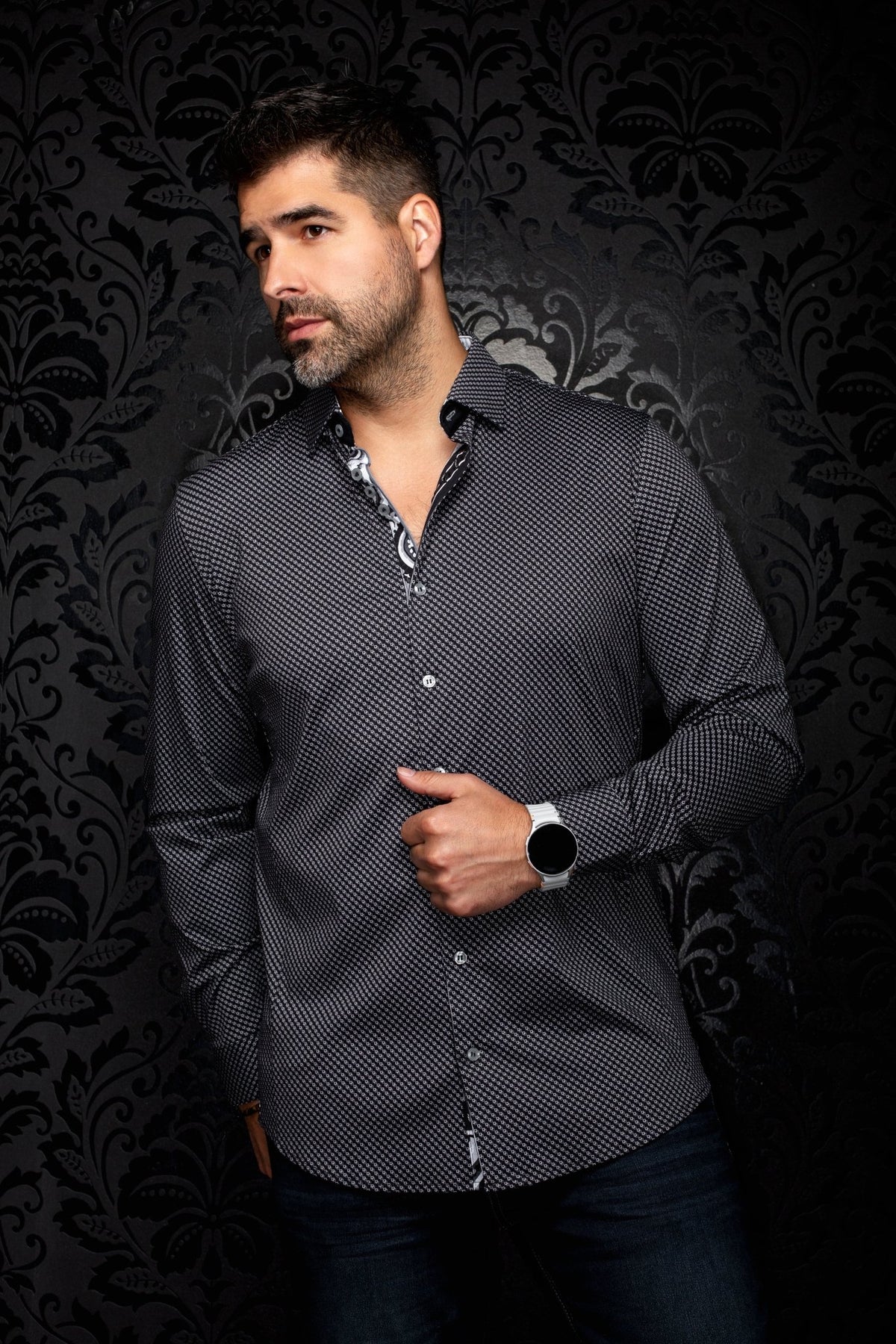 CHEMISE | SANLUCA, Black - AU NOIR