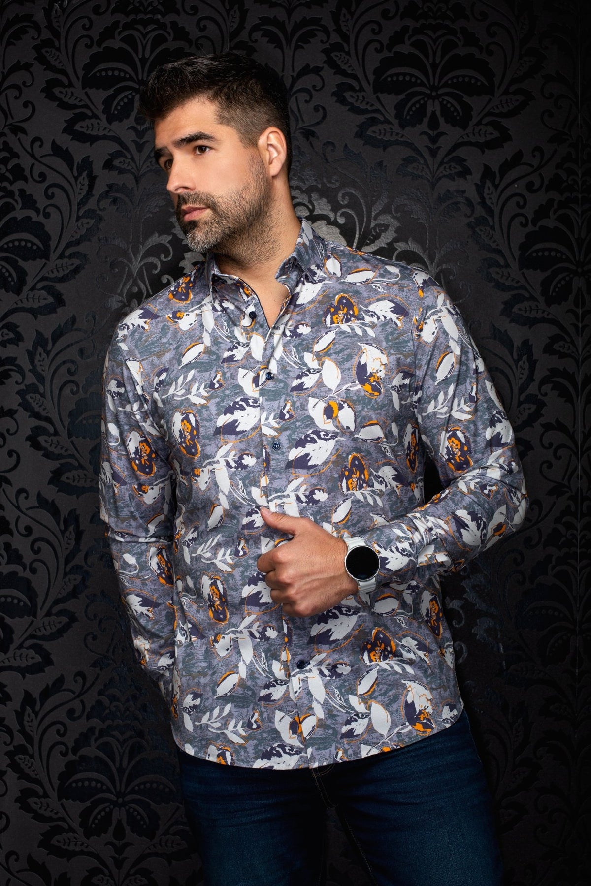 CHEMISE | TAYE, Denim - AU NOIR