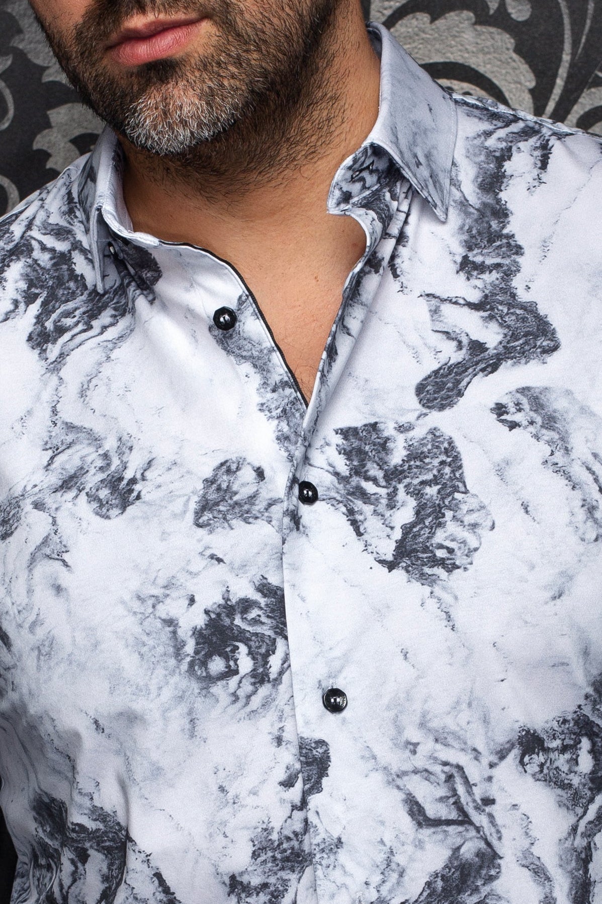 CHEMISE | TOBEY, Grey - AU NOIR