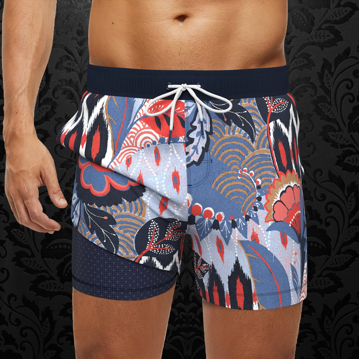 swimsuit | LEMBERG - B, Blue - AU NOIR