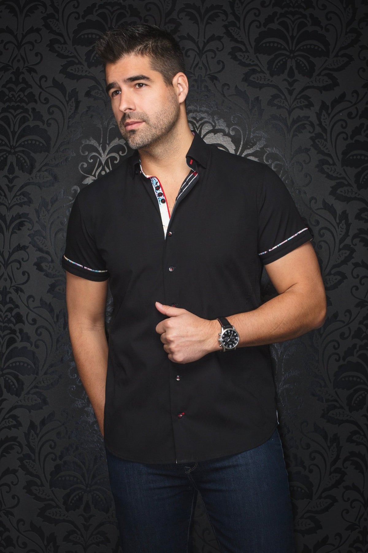 Short Sleeves | FAJARDO, Black - AU NOIR