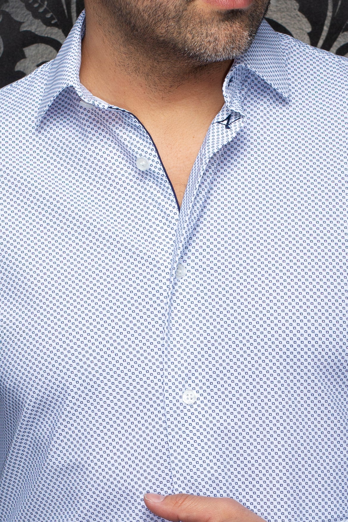 MANCHES LONGUES PERFORMANCE | NICOLAS PXL, White Light Blue - AU NOIR