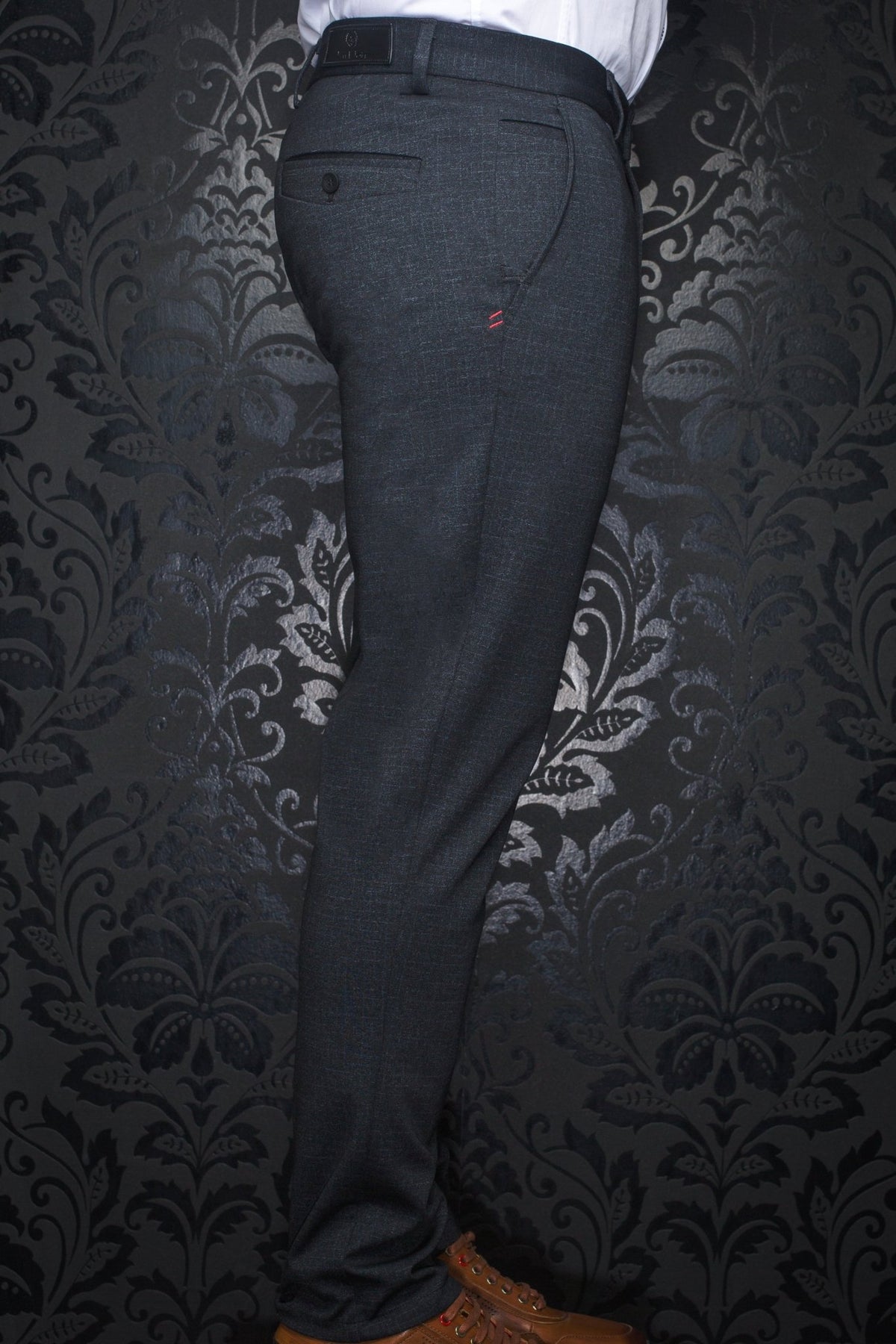 PANTS BERETTA - STILLER, Black - AU NOIR