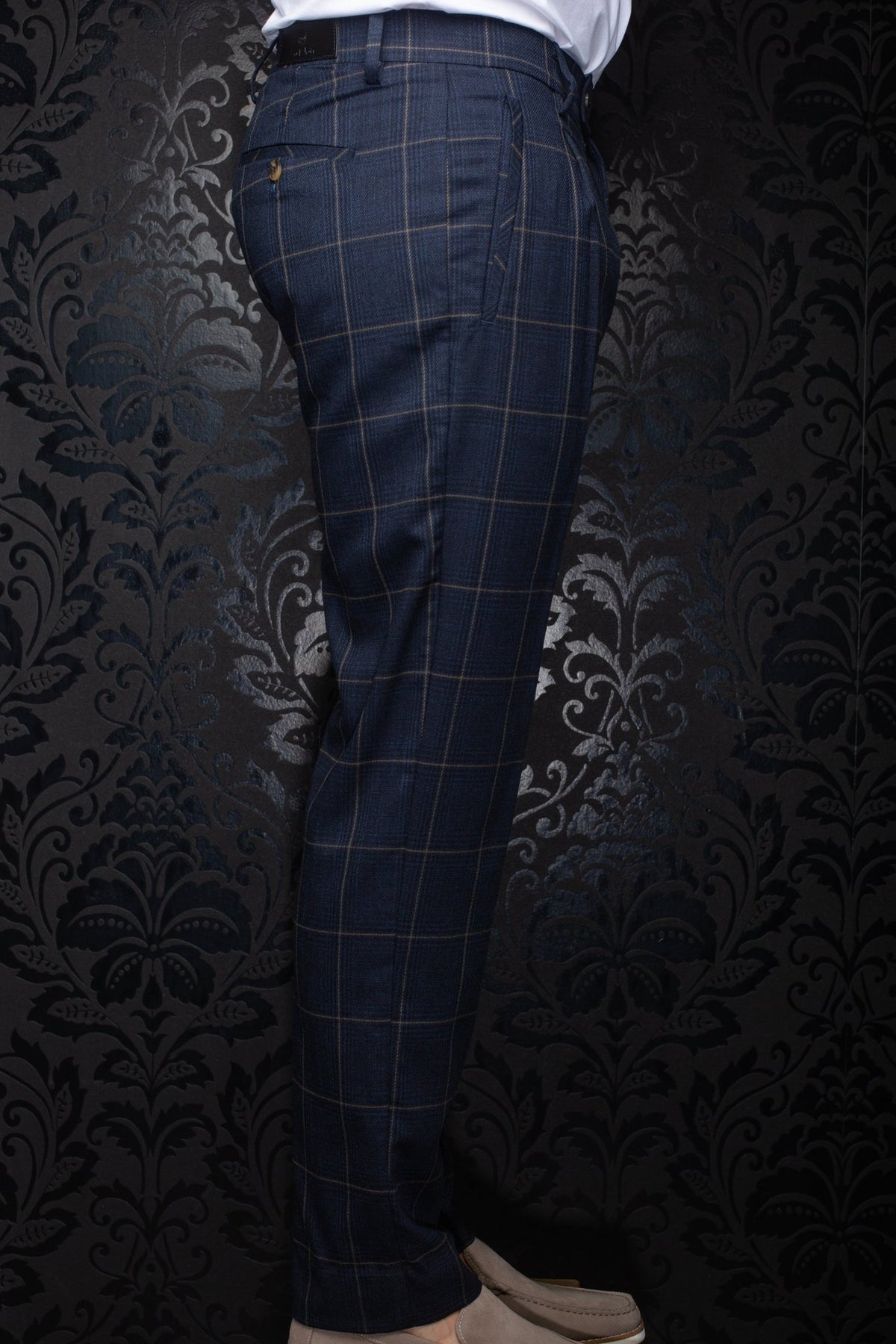 PANTALON | GEHRY-WEBLEY, Navy - AU NOIR