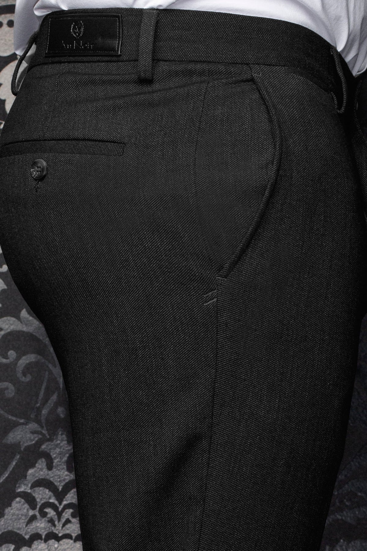 PANTALON | TYCHO-WESSON, Black - AU NOIR
