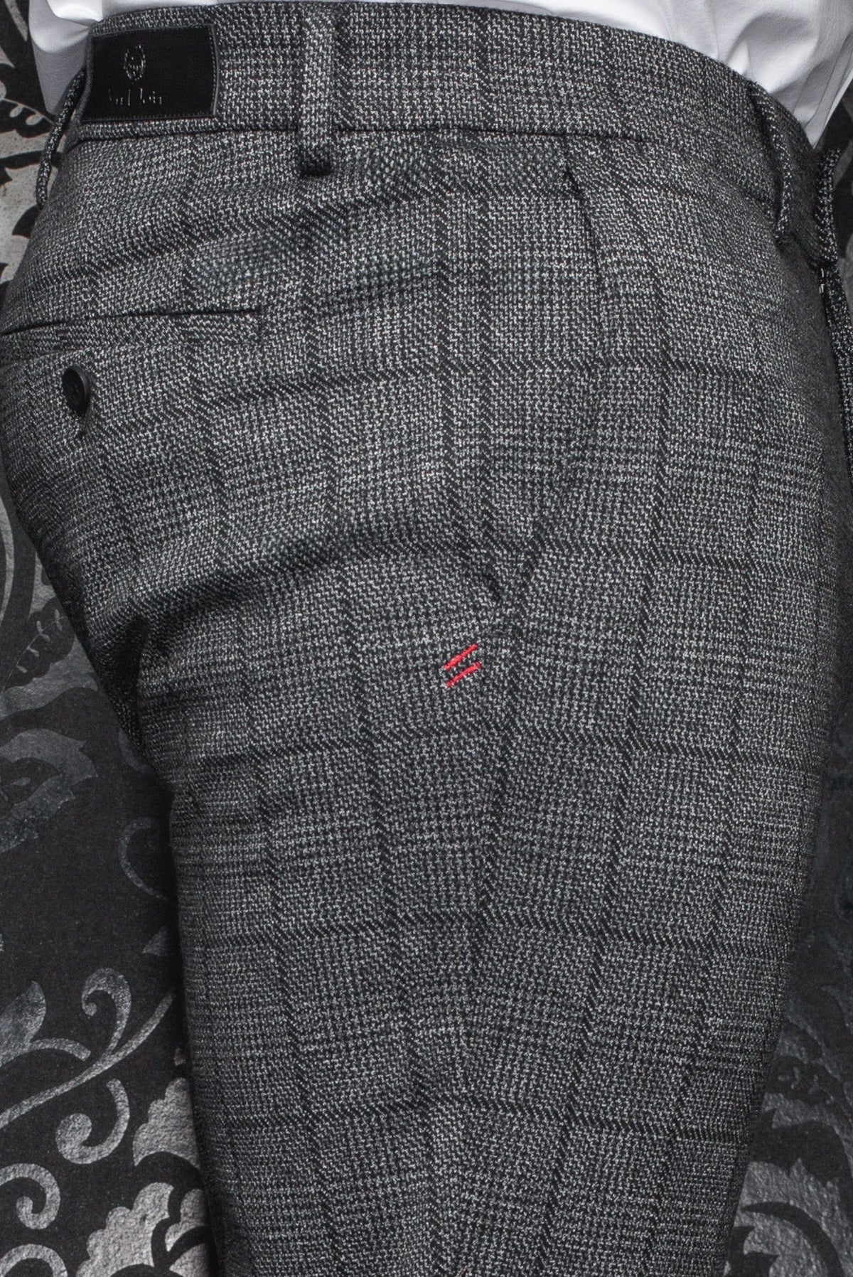 PANTS WEAVING - WESSON, Black - AU NOIR