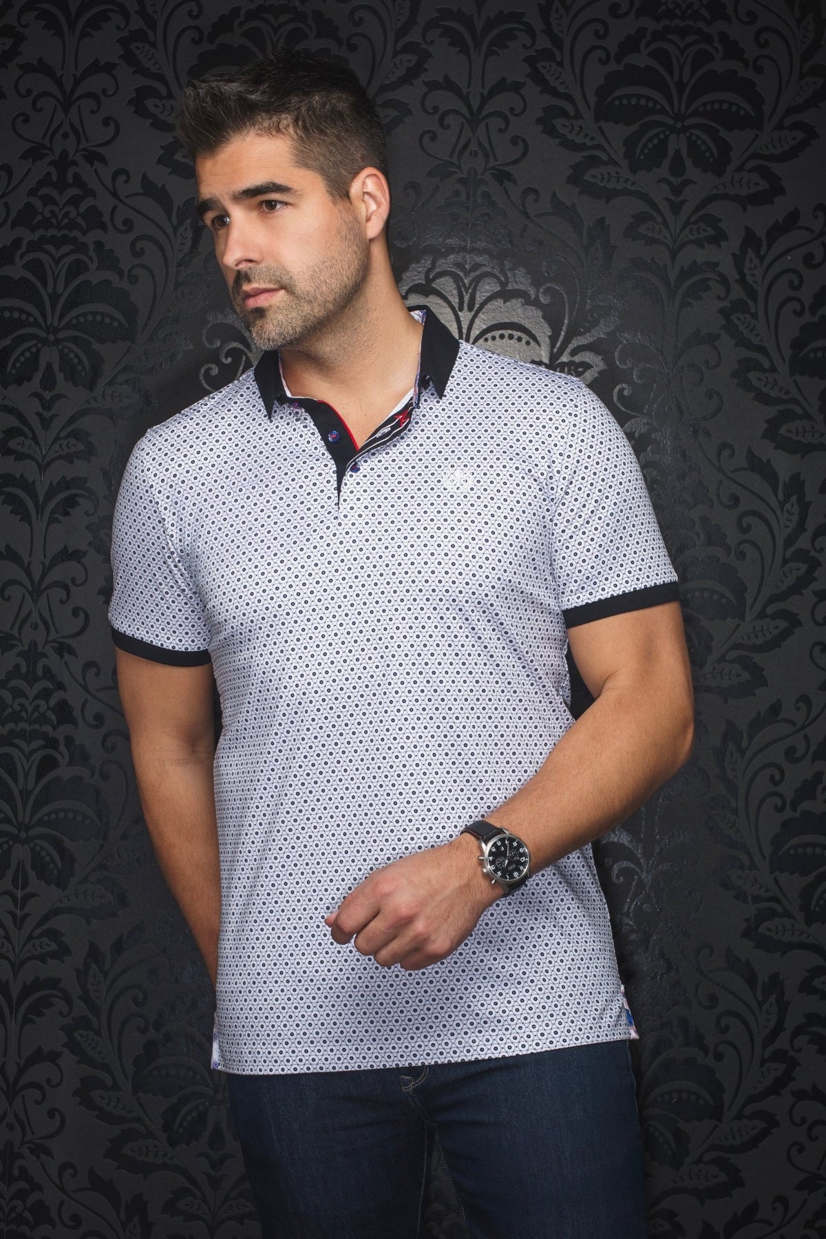 POLO | ASHER, Blanco - AU NOIR
