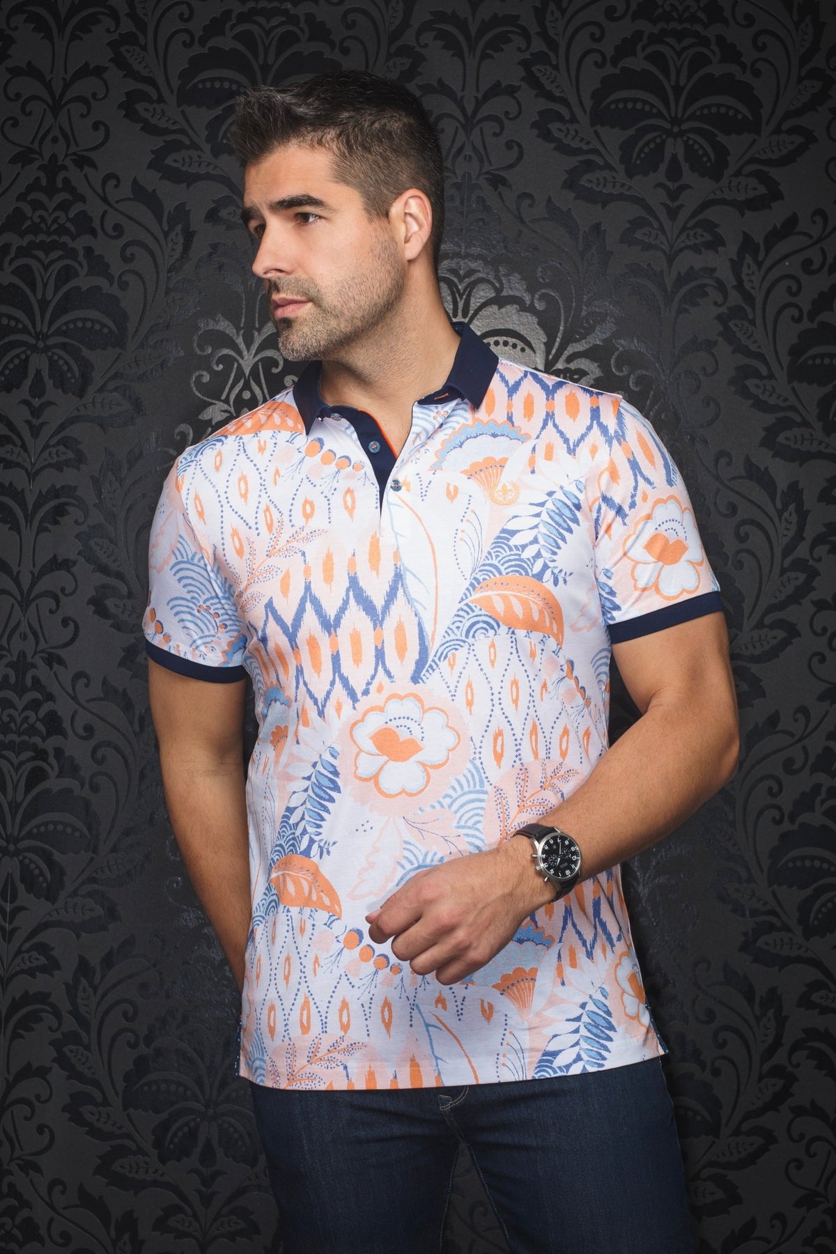 POLO | BRIXLEY, Naranja - AU NOIR
