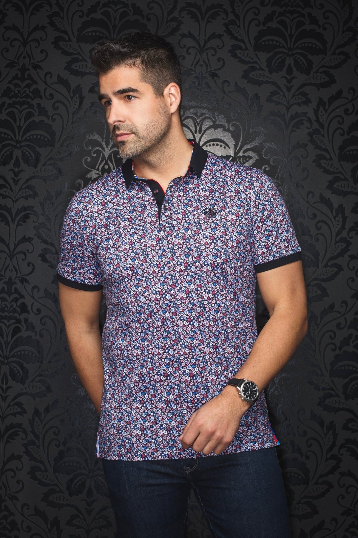POLO | CLORER, Negro Multicolor - AU NOIR
