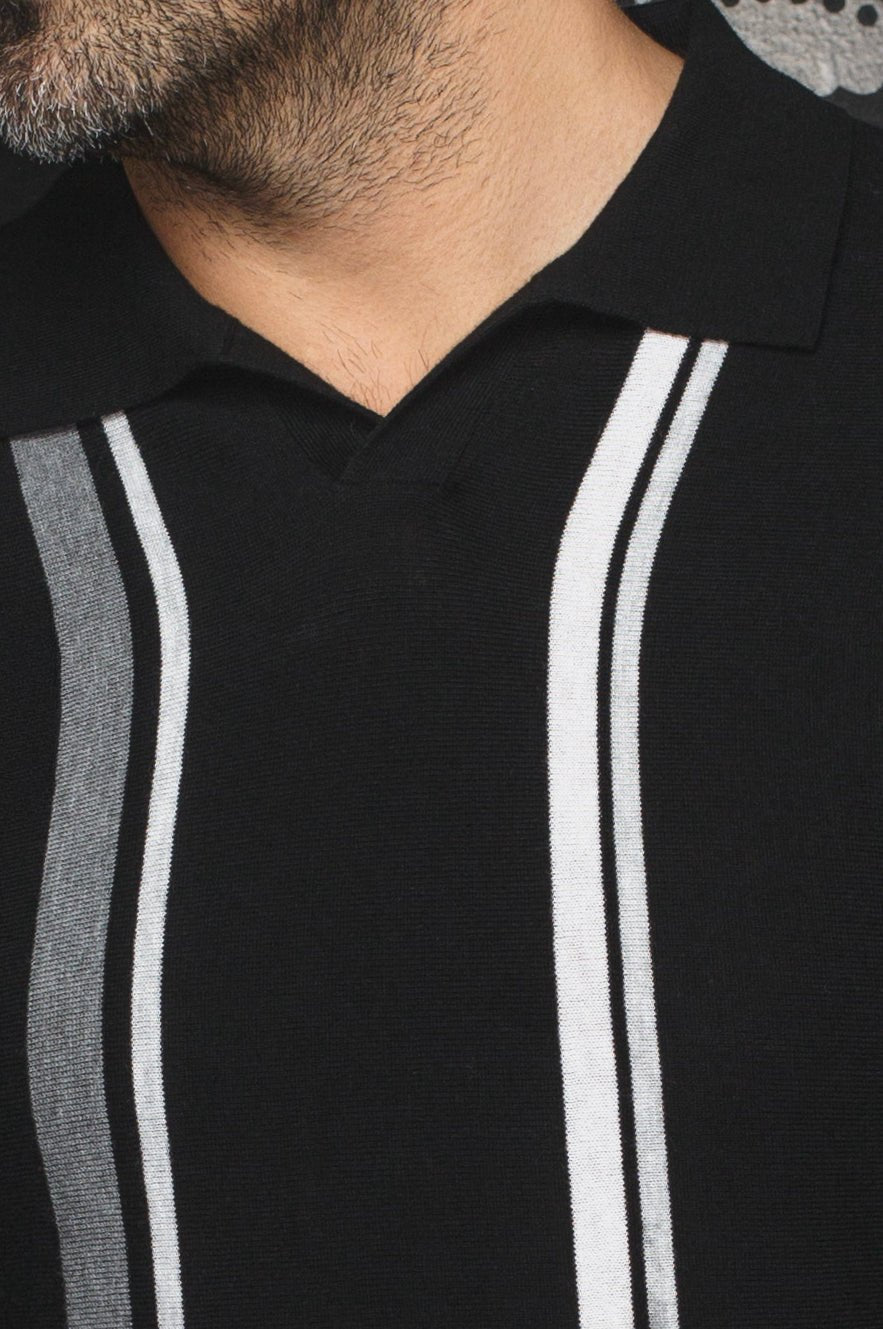 POLO DE LANA MERINA | AVERY, Negro - AU NOIR