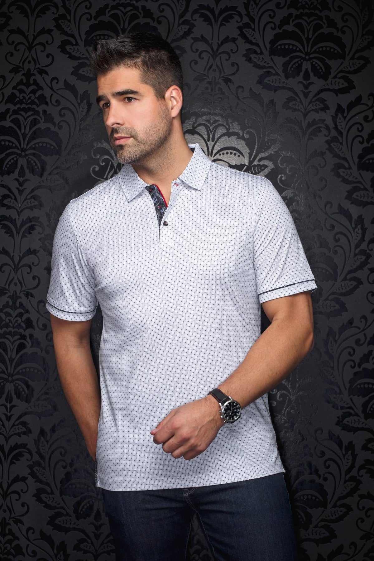 POLO | WILLYS, Blanco Negro - AU NOIR